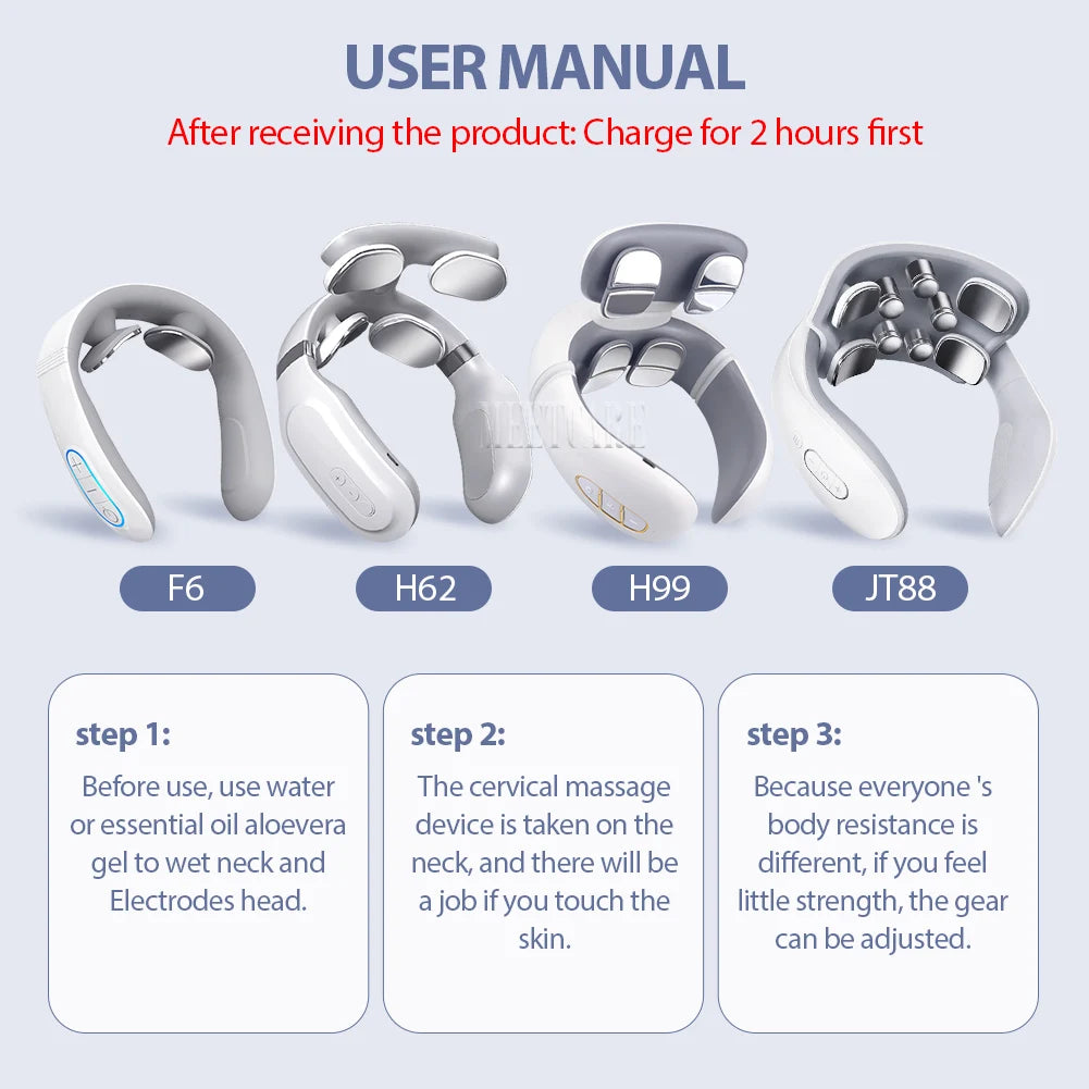 SouthTech™ | Wireless Neck & Back Massager | Heating Pain Relief Device